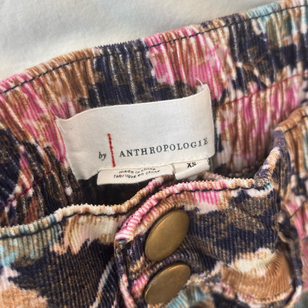 Anthropologie Multicolor Corduroy Pants - Picture 3 of 6